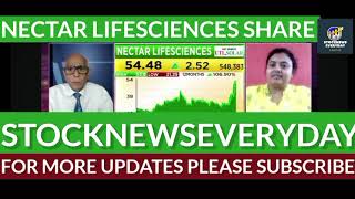 nectar lifesciences share latest news today [upl. by Major]