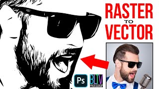 How To Turn Photo Into Vector In Photoshop [upl. by Kcirddec987]