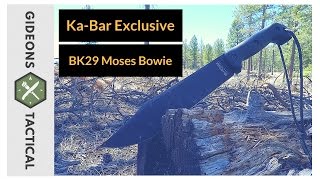 KaBar Exclusive Becker BK29 quotMosesquot Bowie Survival Knife [upl. by Eissel114]