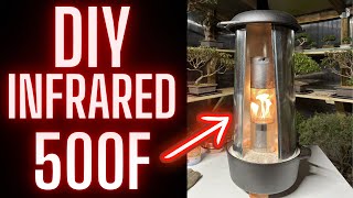 DIY INFRARED HEATER  No Electricity Needed For Greenhouse Heat [upl. by Finnigan]