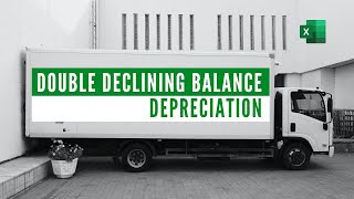 Double Declining Balance Depreciation Method in Excel [upl. by Ronnie431]