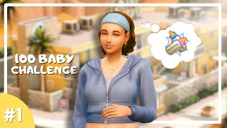 100 Baby Challenge EP1  Je mattendais pas à ça  I Sims 4 [upl. by Nosreve]