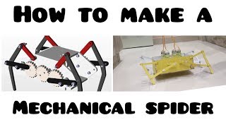 How to make a mechanical spider  Jugad Machine [upl. by Marleah]