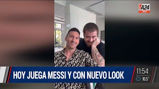 ⚽ Hoy juega Leo Messi en el INTER MIAMI y estrenó NUEVO LOOK [upl. by Ferdinand779]