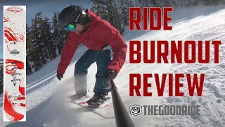 Ride Burnout 2020 Snowboard Review [upl. by Arriaes]