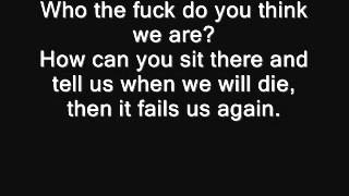 Dead Silence by Whitechapel Lyrics [upl. by Balac]