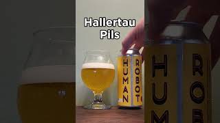 Hallertau Pils from Human Robot beer craftbeer beerreview shorts [upl. by Rana]