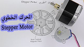 في المختبر 59 المحرك الخطوي Stepper Motor [upl. by Susanna]