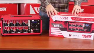 Novik Neo NVK8500BT Consola Potenciada 8 Canales [upl. by Nnairak]