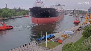 Tankers Epic Escape from Shipyard [upl. by Candide]