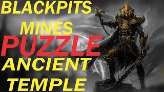 Divinity Original Sin 2  Blackpits mines puzzle  Ancient Temple Puzzle  Pillars puzzle [upl. by Kerrin]