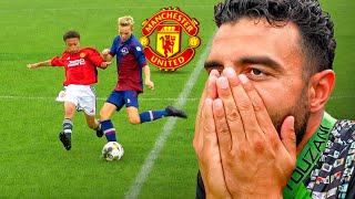 GEERT SPEELT TEGEN MANCHESTER UNITED 😱🔥 [upl. by Zonnya]