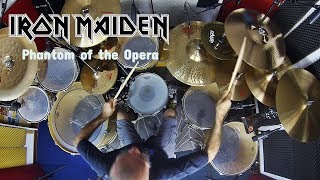 Iron Maiden  Phantom of the Opera  Clive Burr Drum Cover by Edo Sala with Drum Charts [upl. by Ultima251]