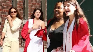 Suri Cruise celebrates high school graduation with mom Katie Holmes KAPS UPDATE [upl. by Preuss174]