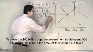 Fiscal Policy and the Tax Multiplier Practice 2 of 2 Macro Topic 38 [upl. by Geer]