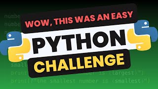 Python Challenge  Easy Mode XP Boost Enabled [upl. by Niroht]