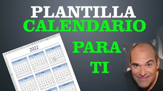 PLANTILLA GRATIS EXCEL DE CALENDARIO [upl. by Adav]