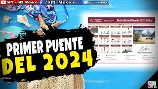 Calendario oficial 2024 en México Listado de festivos y puentes de este año ¡Ve aquí primer puente [upl. by Oirom160]