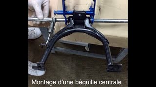 Tuto  Montage béquille centrale sur un cyclomoteur [upl. by Joela]