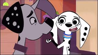 101 Dalmatian Street The Dalmatian Family Makes A Hole In The Wall Scene [upl. by Airamanna]