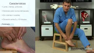 Tratamiento de esguince de tobillo  Fisioterapia Bilbao [upl. by Tiffa498]