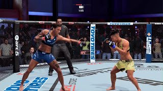 Germaine De Randmaine Vs Josiane Nunes  UFC Vegas 1 [upl. by Akiemahs]