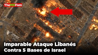 ALERTA MÁXIMA EN ISRAEL ATAQUES LIBANESES DESTRUYEN BASES MILITARES DEL NORTE  TheMXFam [upl. by Ttreve]