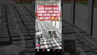 A scammer on TikTok is making profits daily Be careful and dont fall into the trap tiktokcoins [upl. by Towne78]