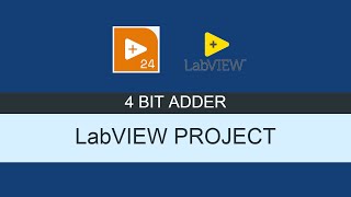 LabVIEW project  4 bit adder [upl. by Frodine]