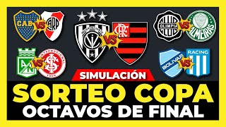 Simulación del Sorteo Octavos de Final Copa Libertadores 2023🏆 [upl. by Waddle]