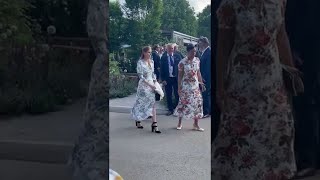 Shorts ✨😍 Princess Beatrice and her Husband Edoardo at the Chelsea Flower Show this evening 👑 [upl. by Davison]