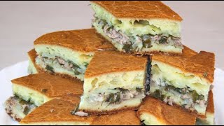 ВКУСНЕЙШИЙ ЗАЛИВНОЙ ПИРОГ С РЫБОЙ И КАРТОШКОЙ В ДУХОВКЕ [upl. by Erdnaxela]