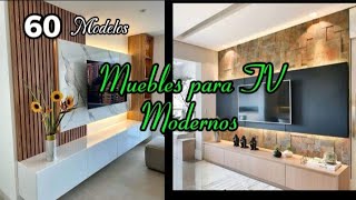 Muebles para TV  bonito y modernos  Repizas flotantes para Televisores [upl. by Ydnam]