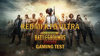 REDMI K70 ULTRA PUBG TEST [upl. by Sialac]