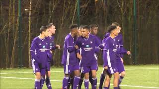 Andonline U16 Anderlecht  OHL Mario Stroeykens and Zeno Debast [upl. by Harehs]