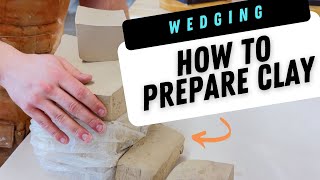 Introduction to Wedging Clay [upl. by Cartie]