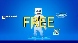 How to Get the Marshmello Skin for Free in Fortnite Chapter 2 Season 2 Free Skin Glitches [upl. by Trinl]