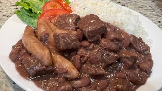 Jamaican style stew peas with beef [upl. by Anhpad]