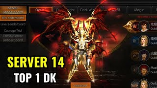 MU MONARCH SEA  SERVER 14 TOP 1 DARK KNIGHT [upl. by Nesnah]