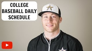 Day in the Life of a College Baseball Player [upl. by Cann724]