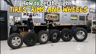 Understanding how to pick out the right size Tires Rims and wheels [upl. by Nihsfa]