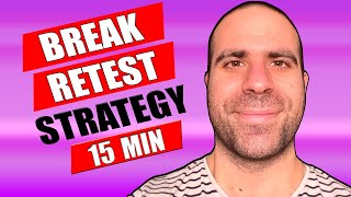 Break And Retest Trading Strategy on The 15 Minute Timeframe AUDJPY [upl. by Eisseb89]