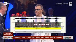 Sanremo la verità sulla presunta bestemmia di Gianluca Grignani  10022023 [upl. by Pinette]