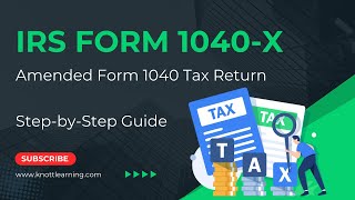 How to Prepare Form 1040X Amended Form 1040 Tax Return StepbyStep Instructions [upl. by Kuhlman]