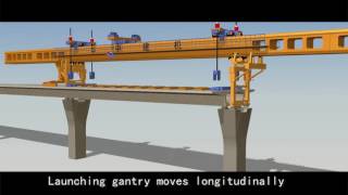 Segment assembled launching gantry [upl. by Ahsenad421]