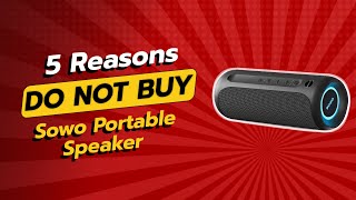 Sowo Portable Speaker  5 Reasons NOT to Buy 🚫🎵 [upl. by Hsur329]