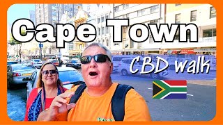 Exploring Cape Town CBD and walking Down Kloof to Long Street [upl. by Onilecram]