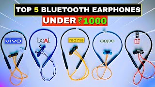 Top 5 Best Neckband Under ₹1000 in 2024 🔥 Bluetooth Earphones under 1000 🔥 Best Neckband Under 1000 [upl. by Camus85]