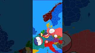 Polska vs Niemcy w świetnej animacji countryballs mapper shorts [upl. by Ileak]