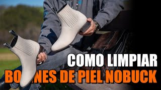 ✅ Como limpiar Botines de piel Nobuck FÁCIL y RÁPIDO [upl. by Wenda]